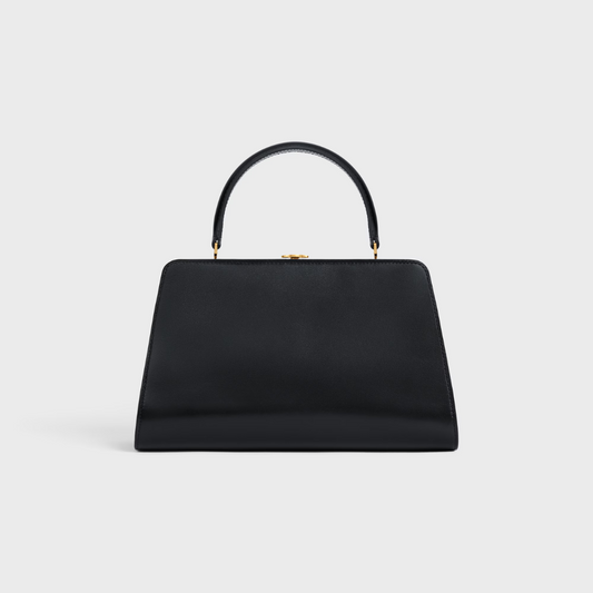 CELINE ANTOINETTE MITTELGROSSE TASCHE AUS SATINIERTEM KALBSLEDER – NATURFARBEN