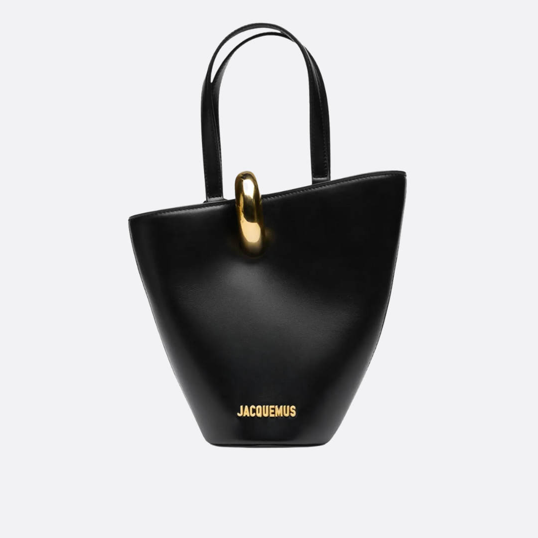 JACQUEMUS LE PETIT BAMBOLA LEDER TOTE