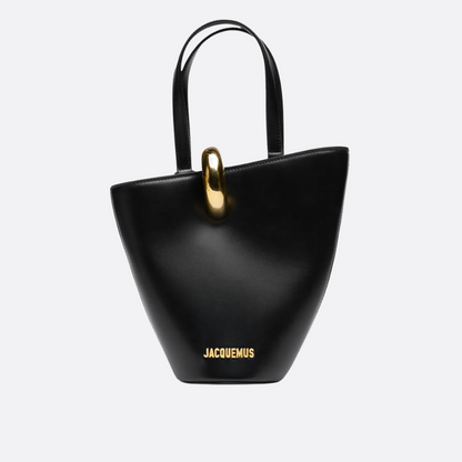 JACQUEMUS LE PETIT BAMBOLA LEDER TOTE