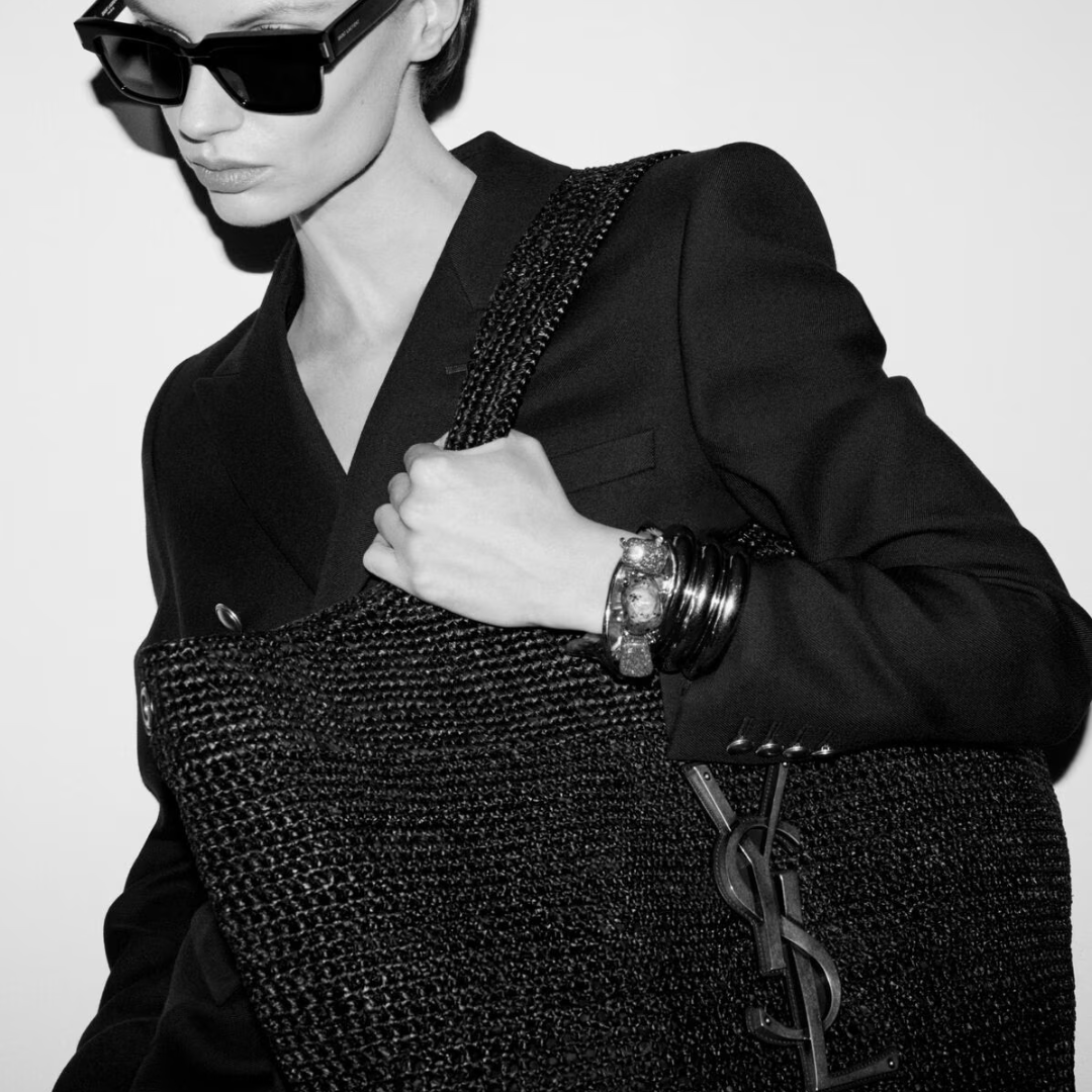 ICARE-TASCHE AUS RAFFIA