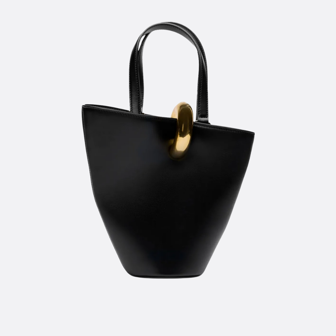 JACQUEMUS LE PETIT BAMBOLA LEDER TOTE