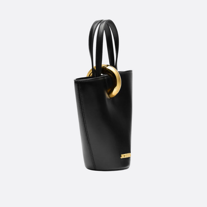 JACQUEMUS LE PETIT BAMBOLA LEDER TOTE