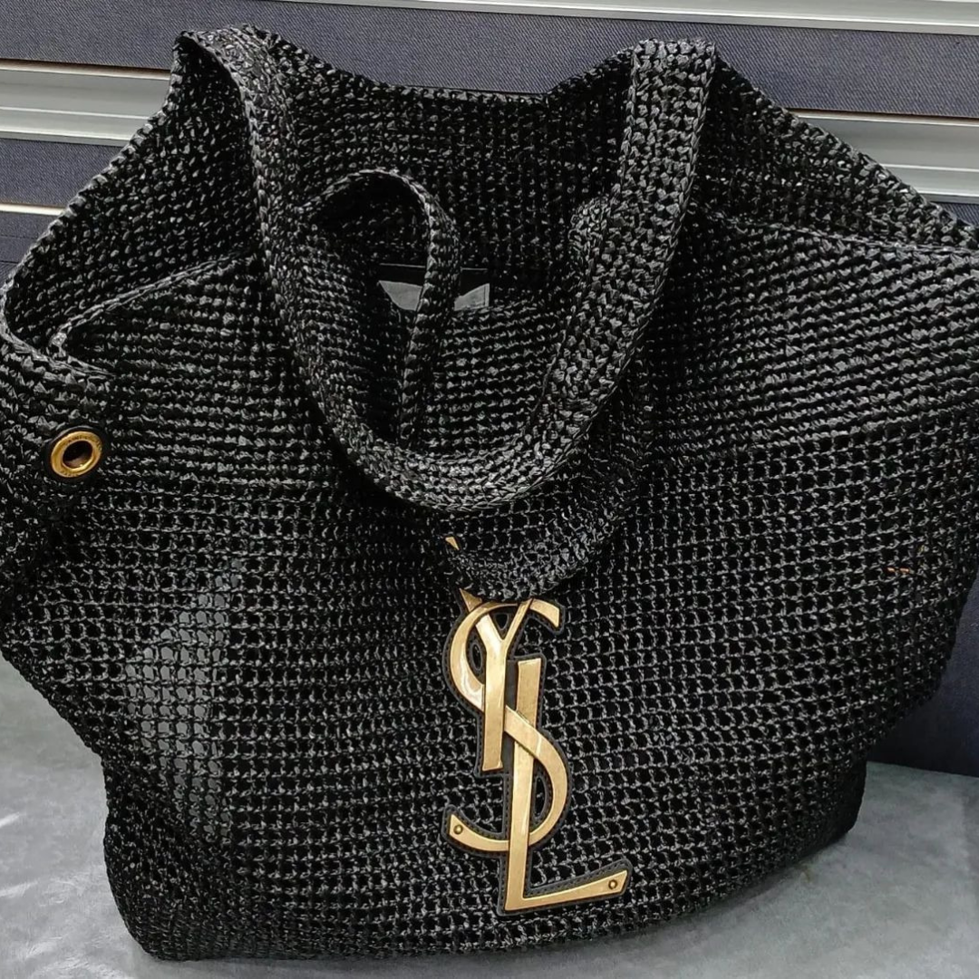 ICARE-TASCHE AUS RAFFIA