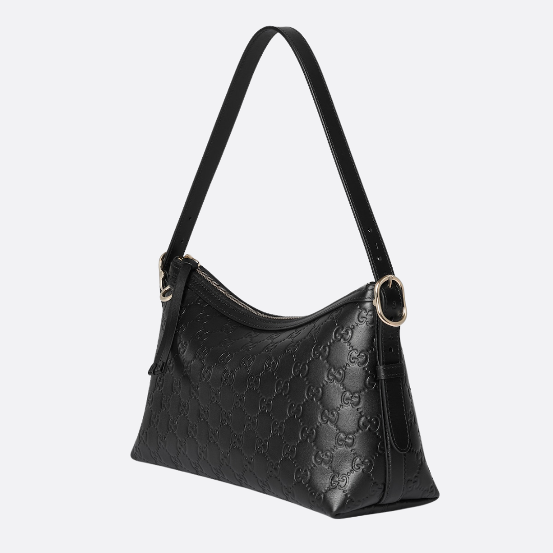 MITTELGROSSE GG EMBLEM SCHULTERTASCHE GUCCI