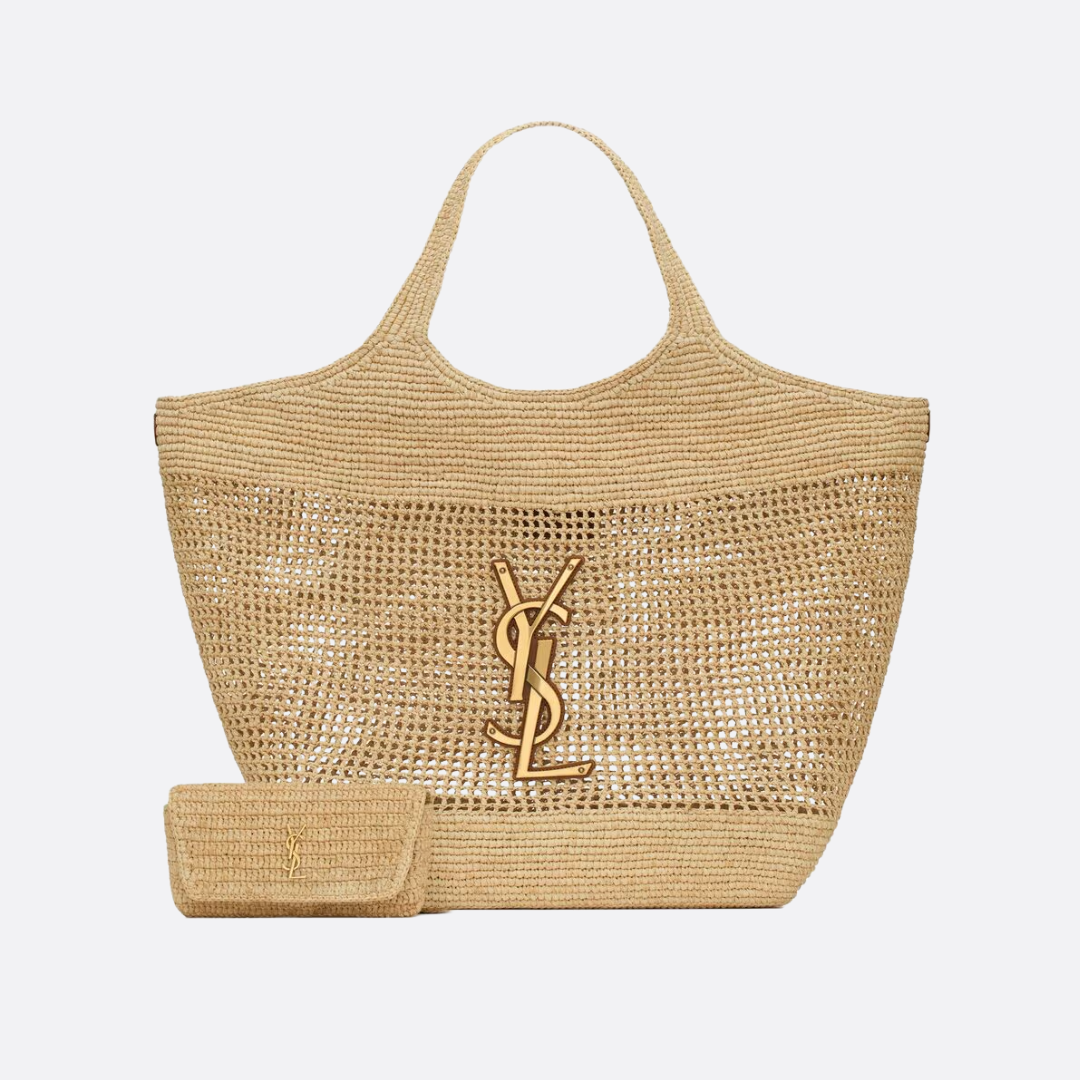 ICARE-TASCHE AUS RAFFIA