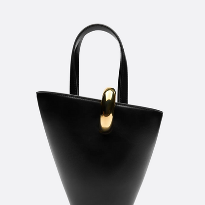 JACQUEMUS LE PETIT BAMBOLA LEDER TOTE