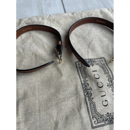 GUCCI DIANA KLEINE TOTE-TASCHE MIT KRISTALLEN