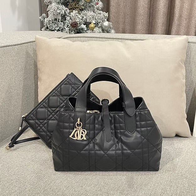 DIOR TOUJOURS VERTIKALE TOTE-TASCHE MITTEL