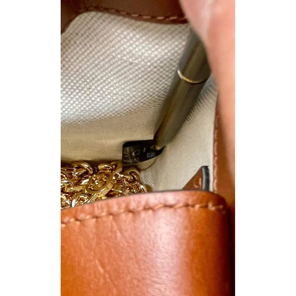 GUCCI DIANA KLEINE TOTE-TASCHE MIT KRISTALLEN