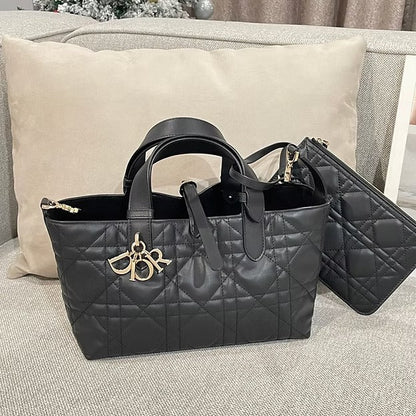DIOR TOUJOURS VERTIKALE TOTE-TASCHE MITTEL