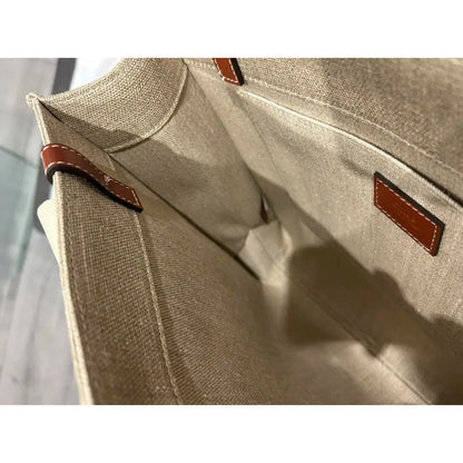 GROßE WOODY-TASCHE AUS LEINEN VON CHLOÉ