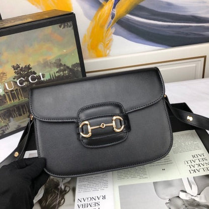 GUCCI 1995 HORSEBIT SHOULDER BAG
