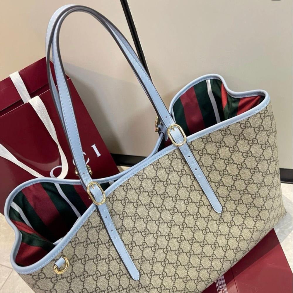 GROSSER GG EMBLEM SHOPPER GUCCI